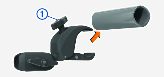 Roll bar mount assembly with a callout